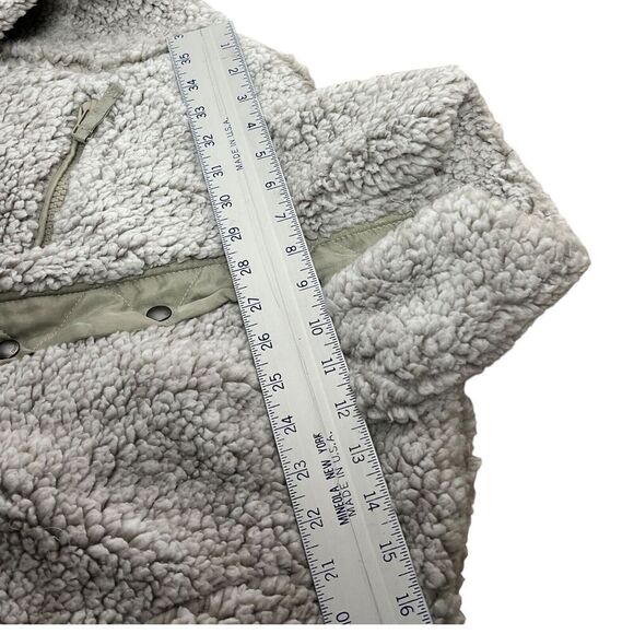 BLANKNYC Jacket Womens S‎ Grey Faux Fur Stand Collar Bomber Teddy - Picture 9 of 16